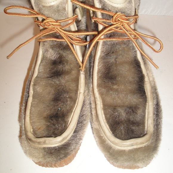 Dunham Shoes Dunham Eskipads Mukluks Brownbeige Fur Snow Boot